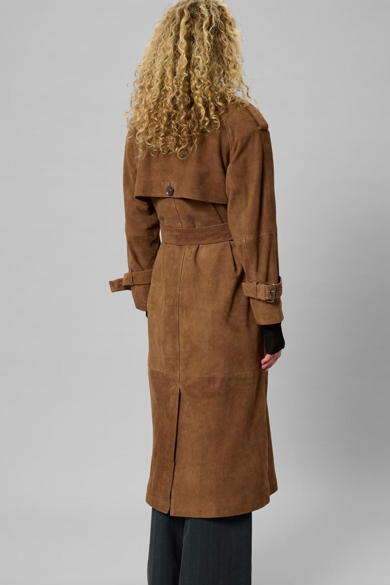 My Essential Wardrobe - TaraMW Suede Trenchcoat