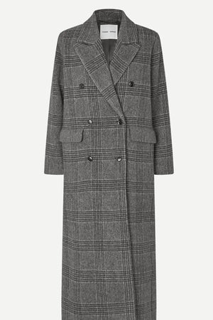 Samsoe Samsoe - Sajilla Coat (Grey Check)