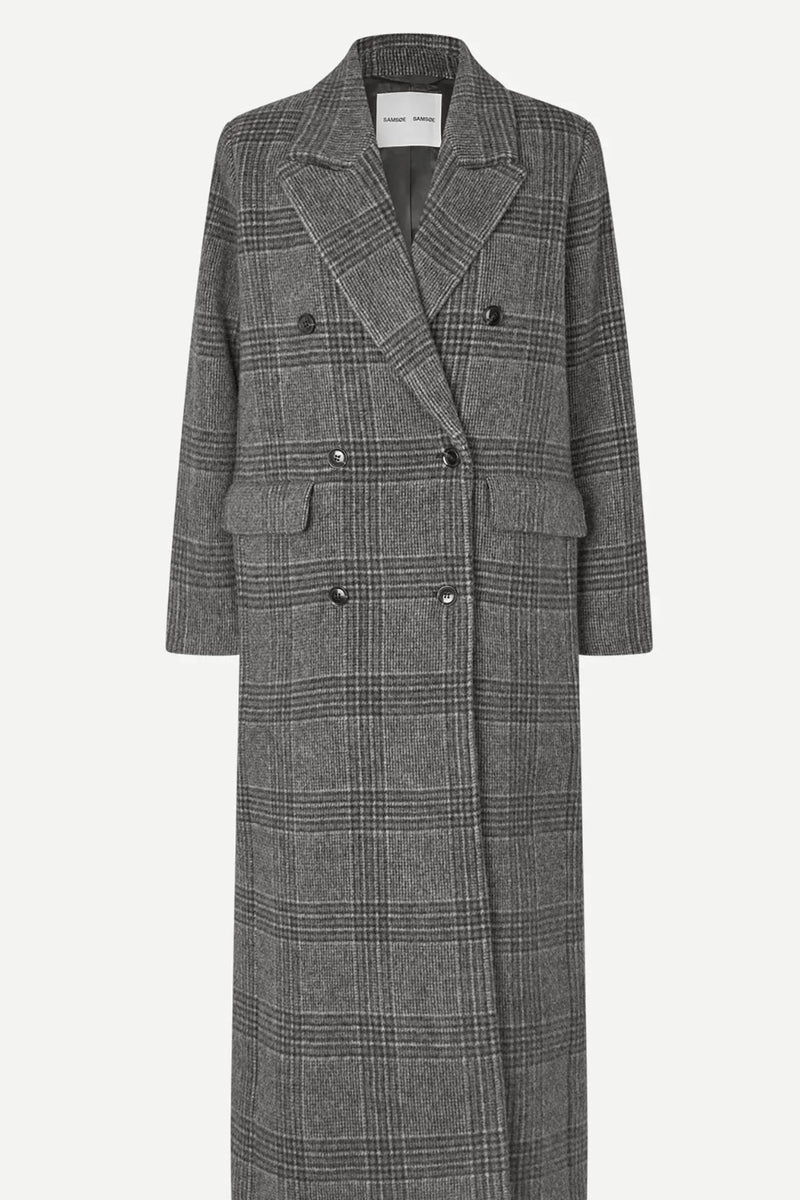 Samsoe Samsoe - Sajilla Coat (Grey Check)