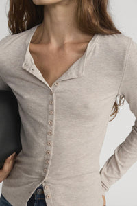 Frame - The Rib Splay Top