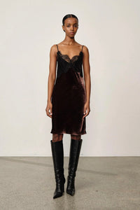 Herskind - Vivian Silk + Velvet Dress