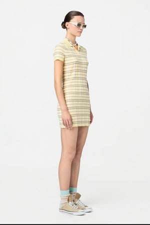 Guest in Residence - Plaid Polo Dress