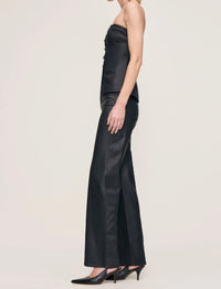 DL1961 - Karmine Refined Wide Leg (Black Coated)