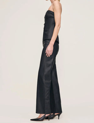 DL1961 - Karmine Refined Wide Leg (Black Coated)