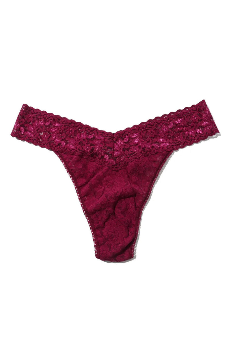 Hanky Panky - Signature Lace Original Rise Thong - Sugar Plum