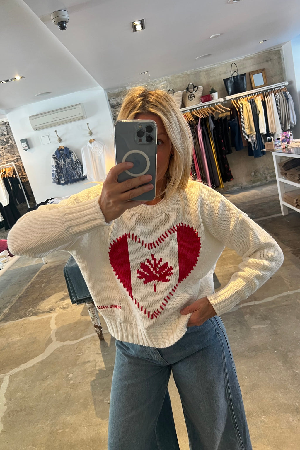 Kerri Rosenthal - Canadian Heart Sweater