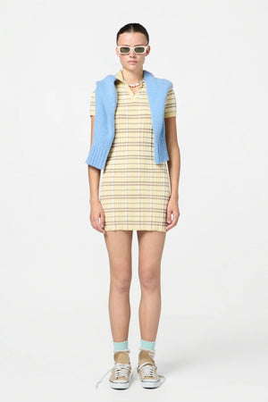 Guest in Residence - Plaid Polo Dress