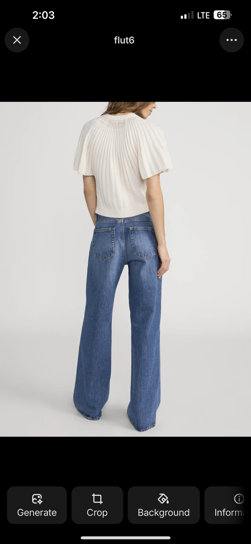 Frame - The Flutter Cardigan (cream)