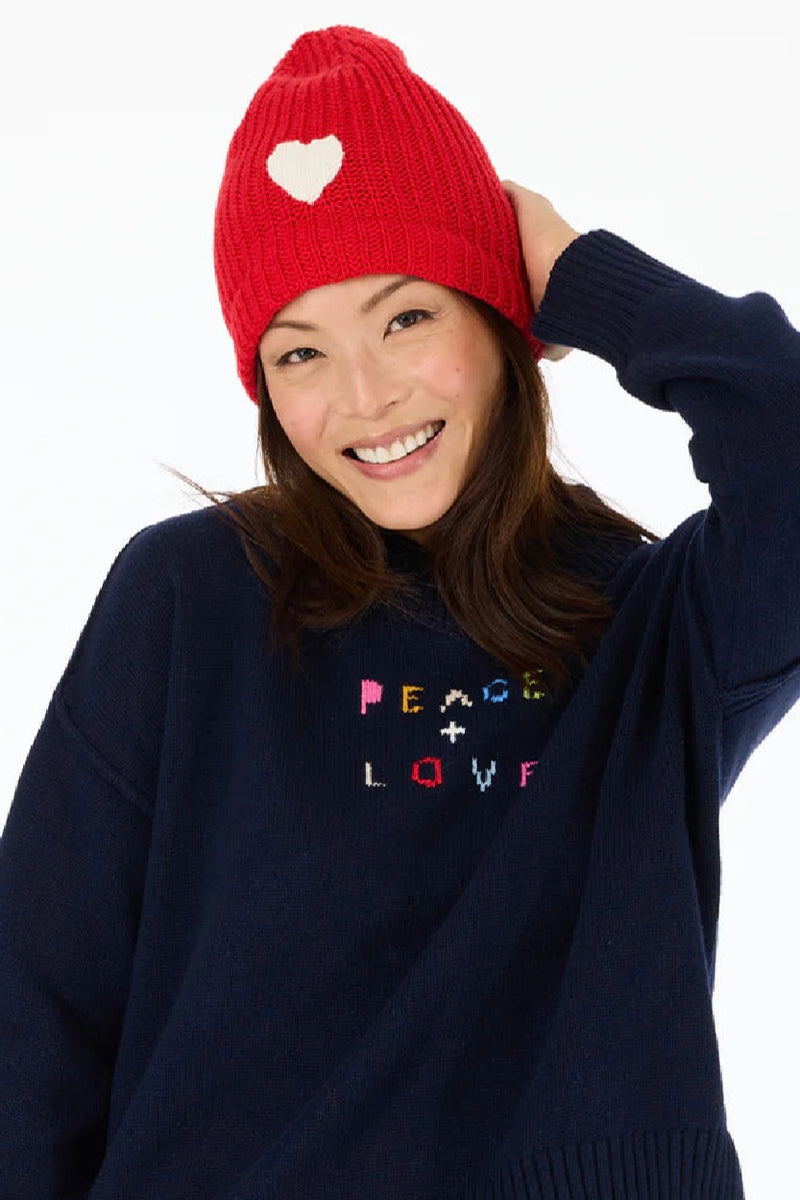 Kerri Rosenthal - Love Beanie (cherry)
