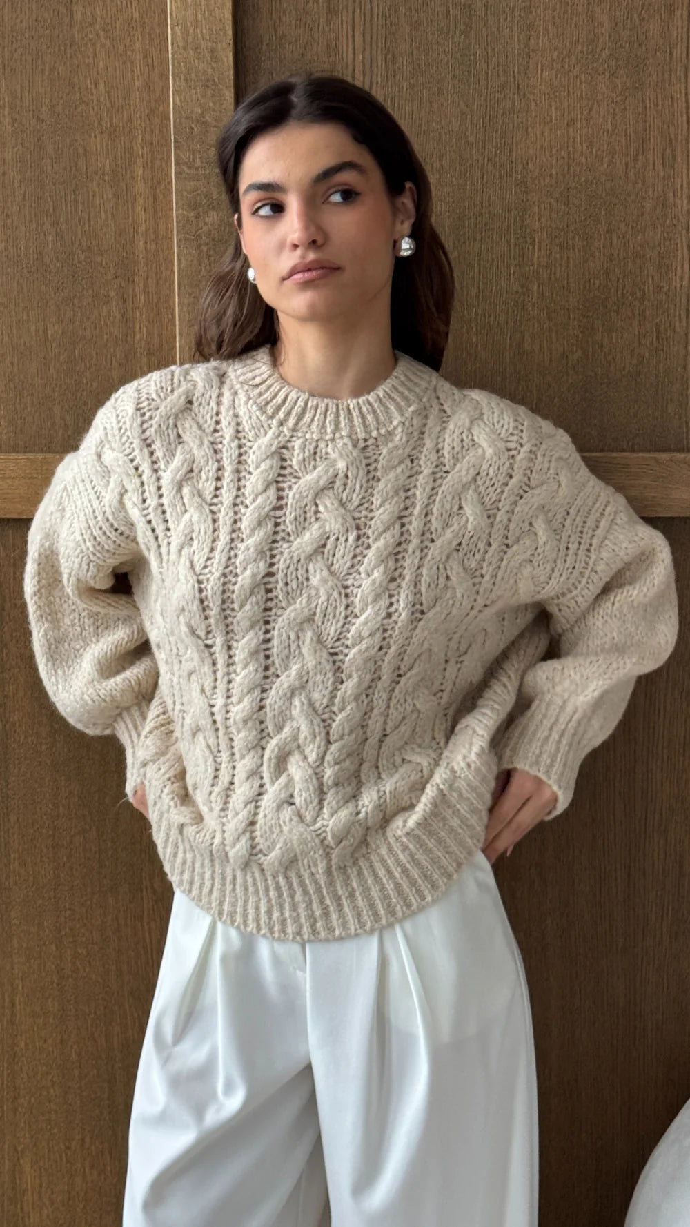 Charli - Mara Sweater (Ivory)