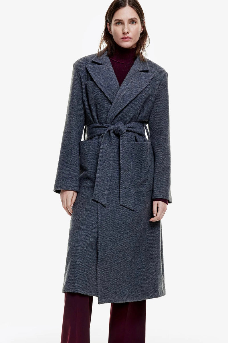 Smythe - Belted Wrap Coat