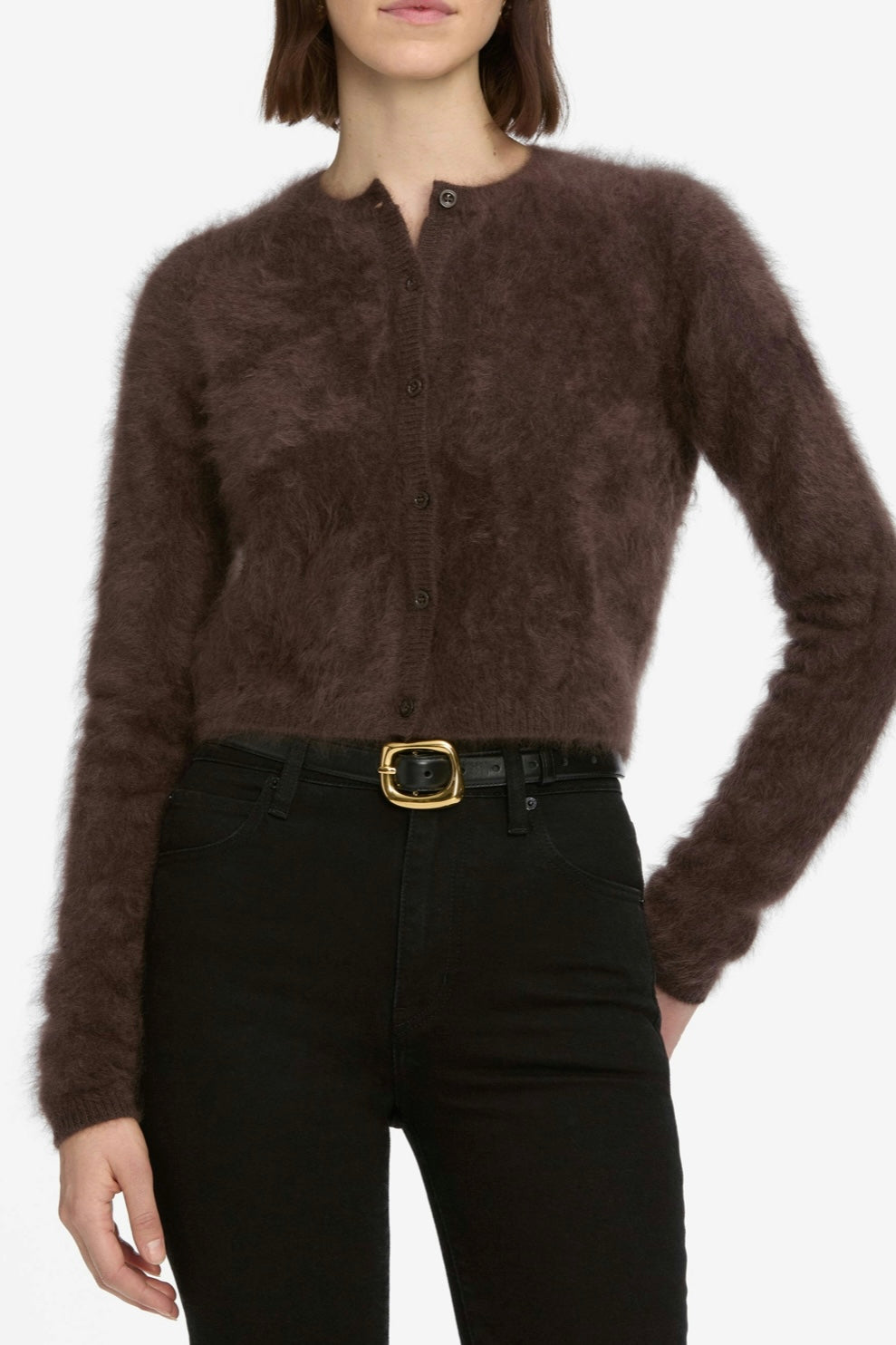 Frame - The Teddy Cardi (coffee) PRE-ORDER*