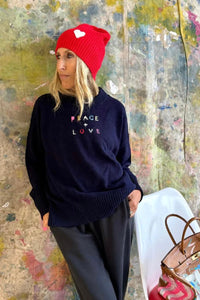Kerri Rosenthal - Love Beanie (cherry)