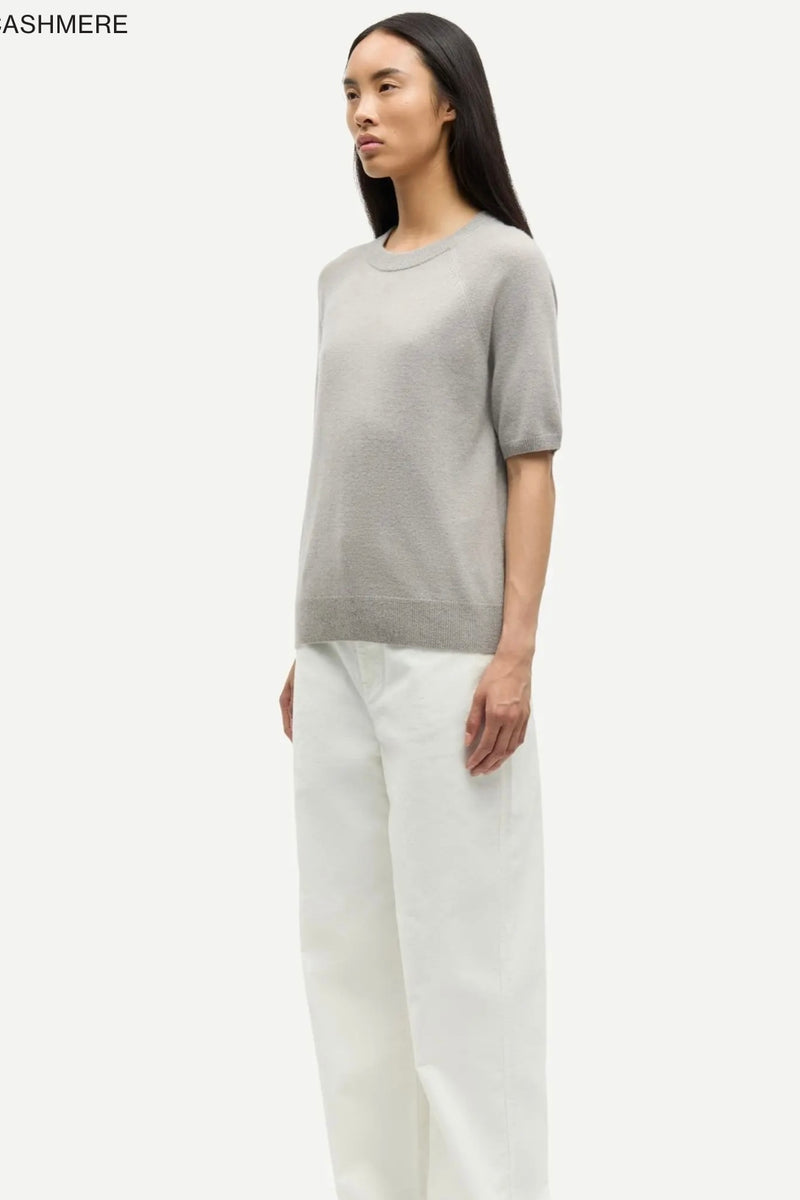 Samsoe Samsoe - Saboston Knit Tee (elephant skin)