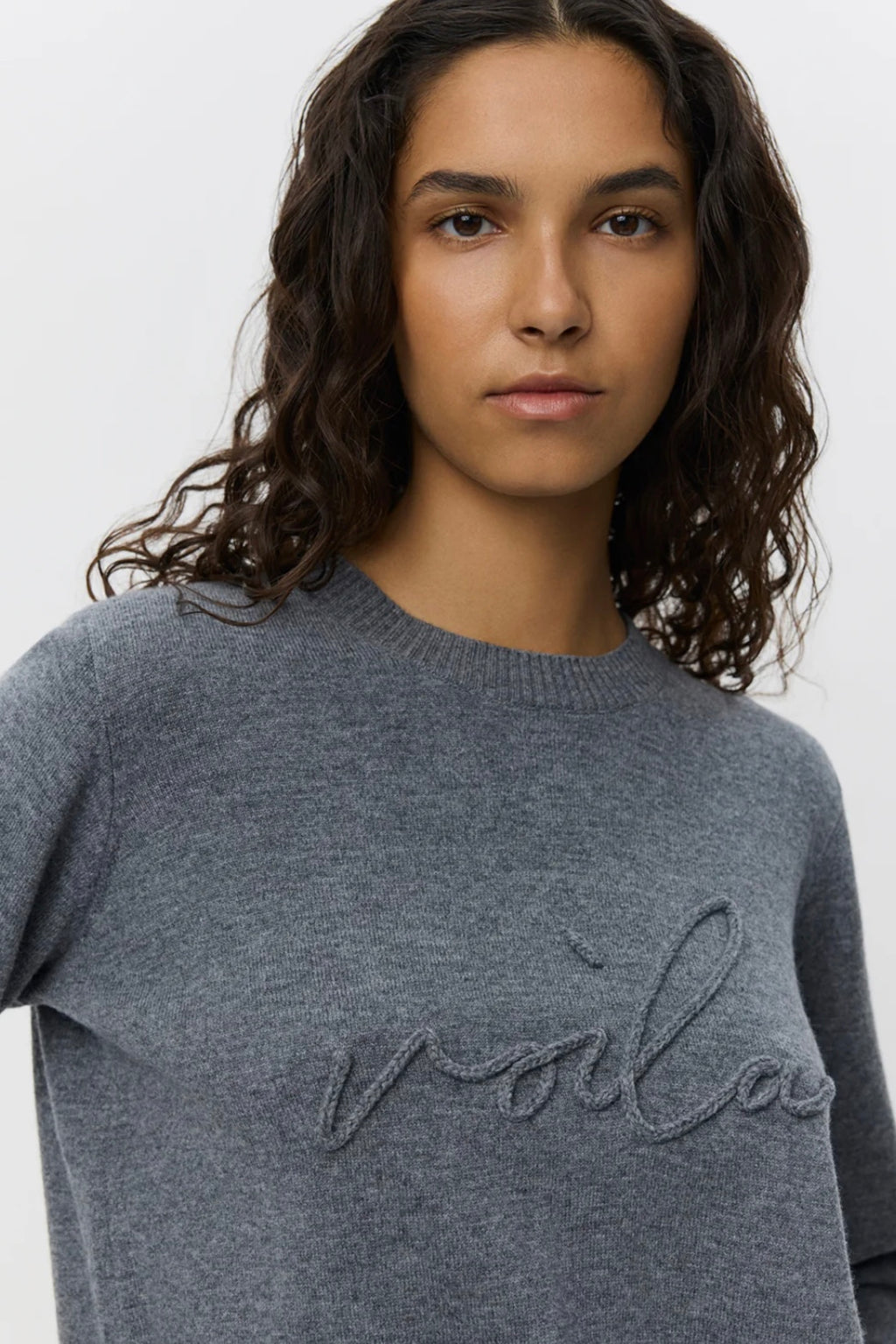 Sofie Schnoor - Minnik Sweater (grey melange)