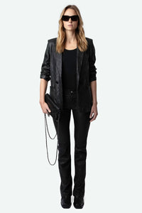Zadig  & Voltaire - Rock Quiled Leather Clutch