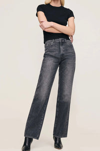 DL1961 - Karmine Refined Wide Leg (Night Shade - 31" Length)