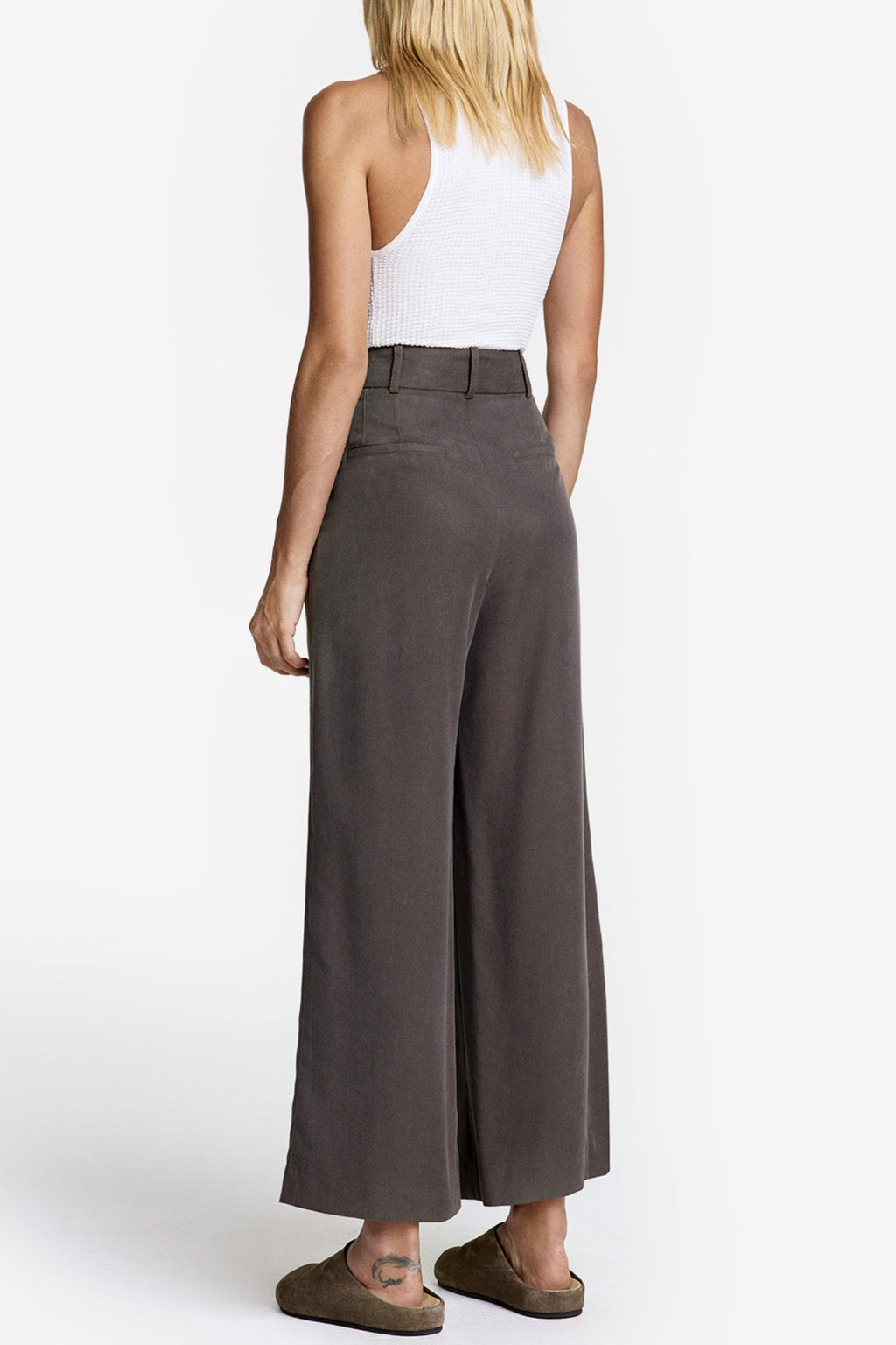 Smythe - Cropped Pleated Trouser - SP25034