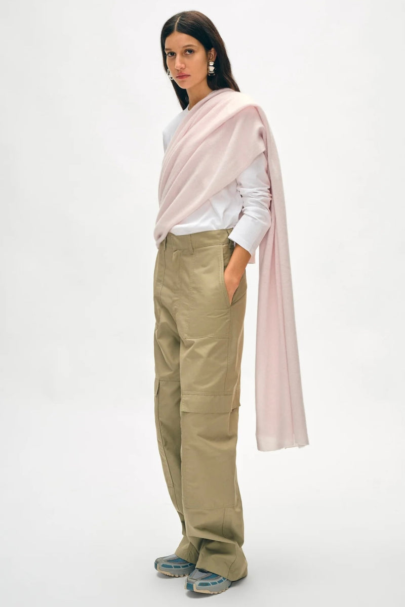 White + Warren - Cashmere Travel Wrap (pink sand)