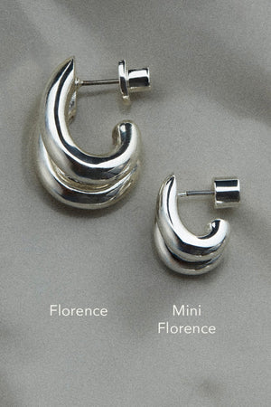 Jenny Bird - Mini Florence Earrings (silver)