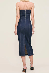 DL1961 - Esme Strapless Midi Dress (Crescent Harbor)