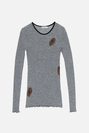 Marimekko - Polkka Tumma Wool Pullover