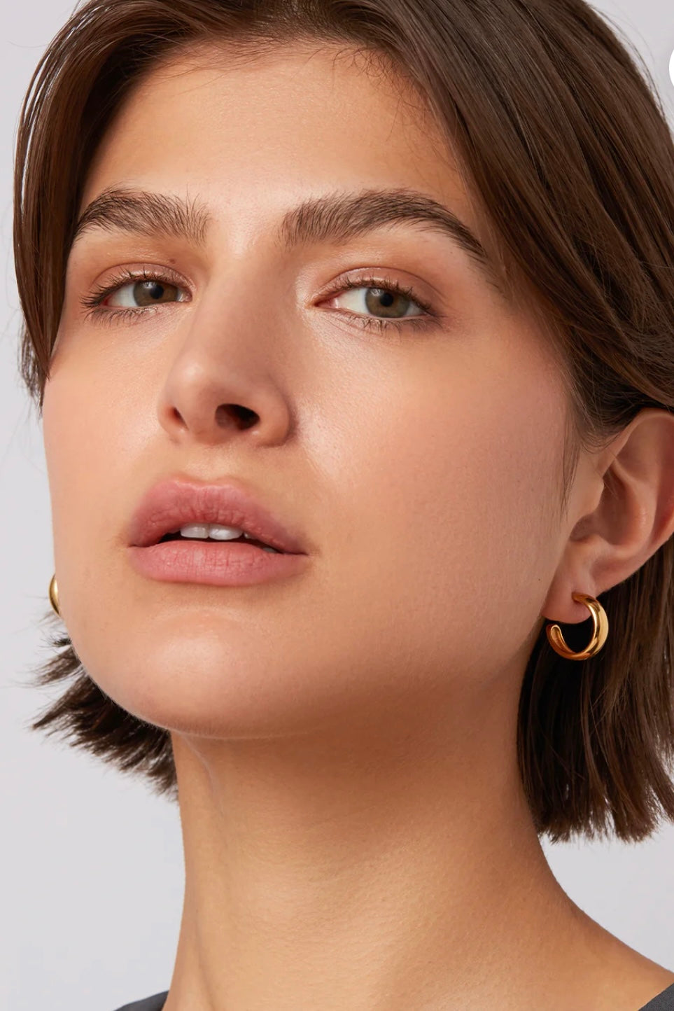 Jenny Bird - Staple Hoops small (gold)