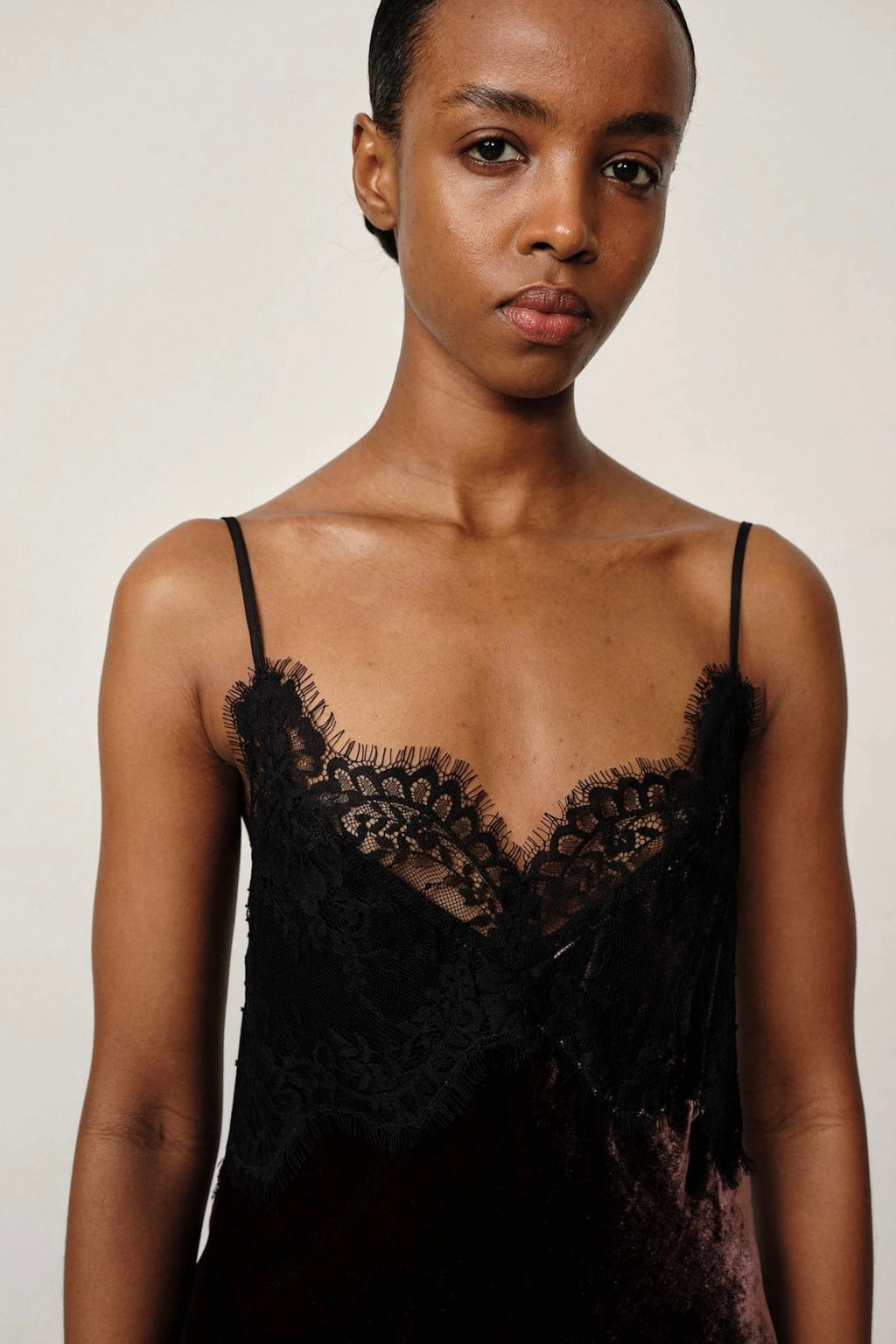 Herskind - Vivian Silk + Velvet Dress