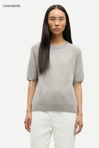Samsoe Samsoe - Saboston Knit Tee (elephant skin)