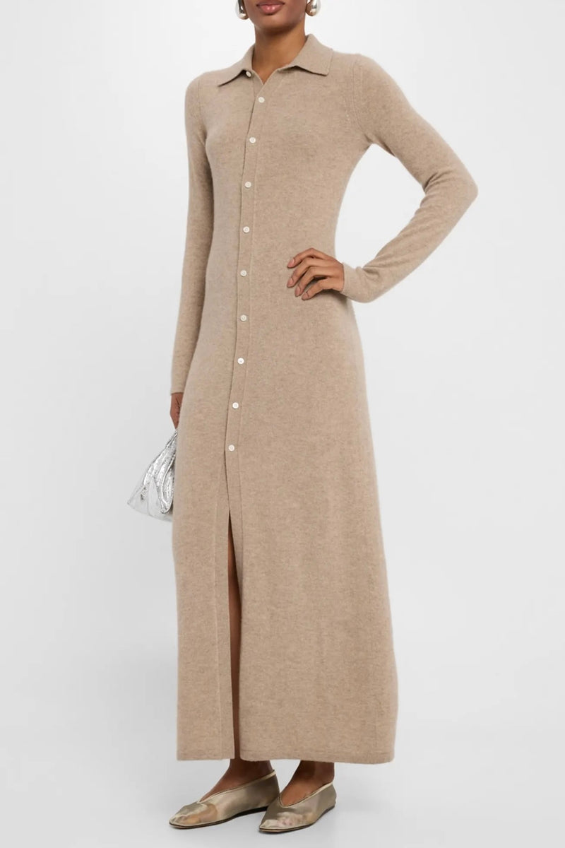Guest in Residence - Showtime Cashmere Shirt Dress