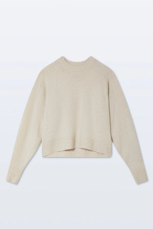 White + Warren - Cashmere blend Luxe Fringe Crew
