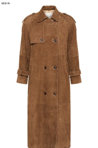 My Essential Wardrobe - TaraMW Suede Trenchcoat