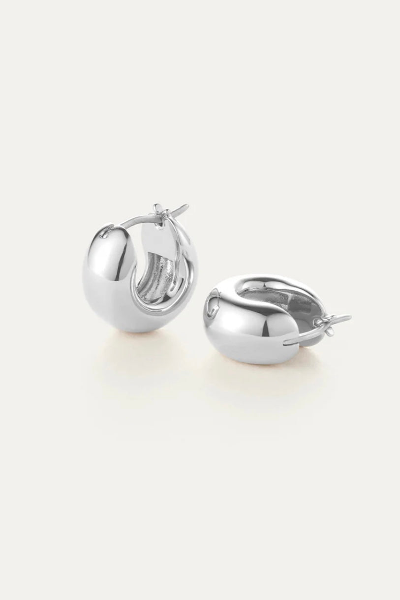 Jenny Bird - Mini Tome Earrings (silver)