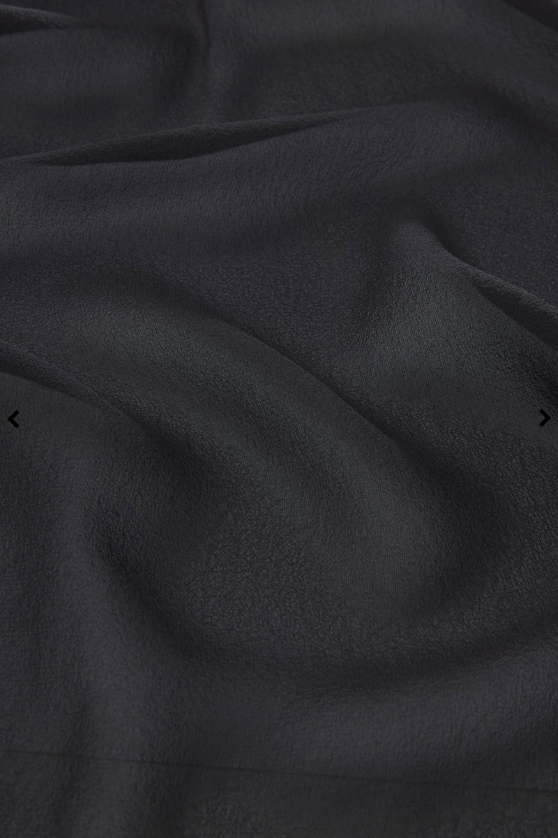 Frame - Velvet Trim Modern Tie Blouse (black)