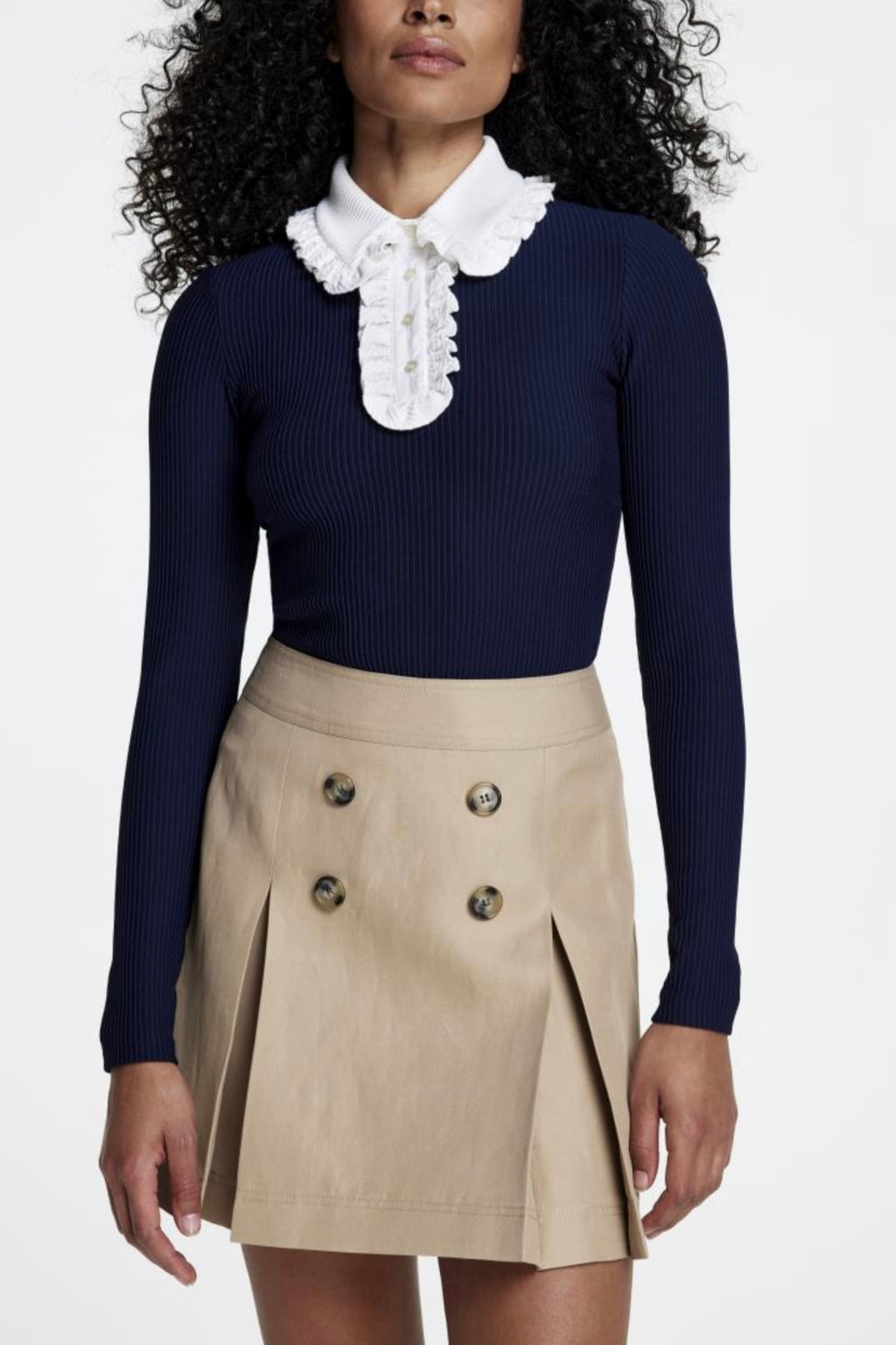 Smythe - Box Pleat Mini Skirt - PS25027 - PRE-ORDER*