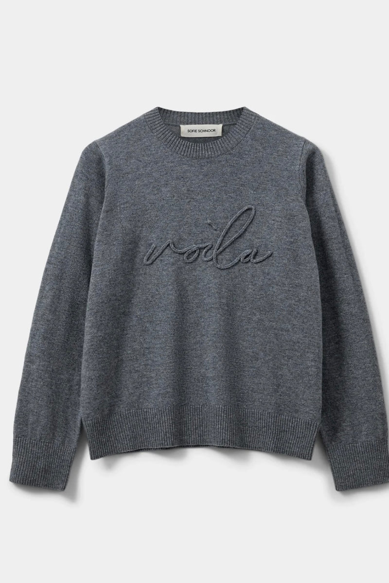 Sofie Schnoor - Minnik Sweater (grey melange)