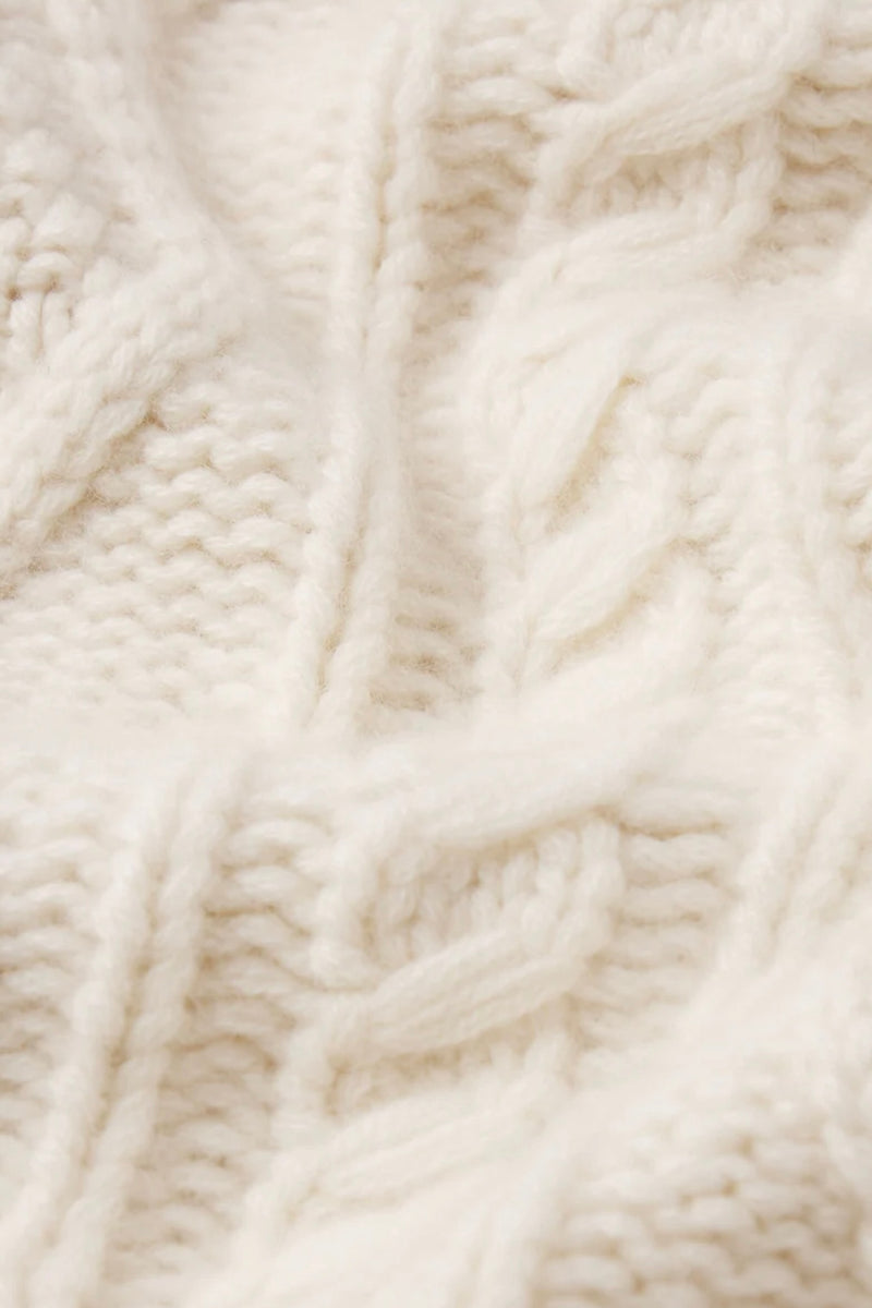 Frame - The Cable Knit Cashmere Cardi