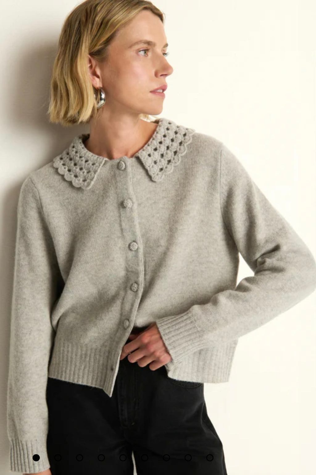 Nation LTD. - Addie Cardigan (heather grey)