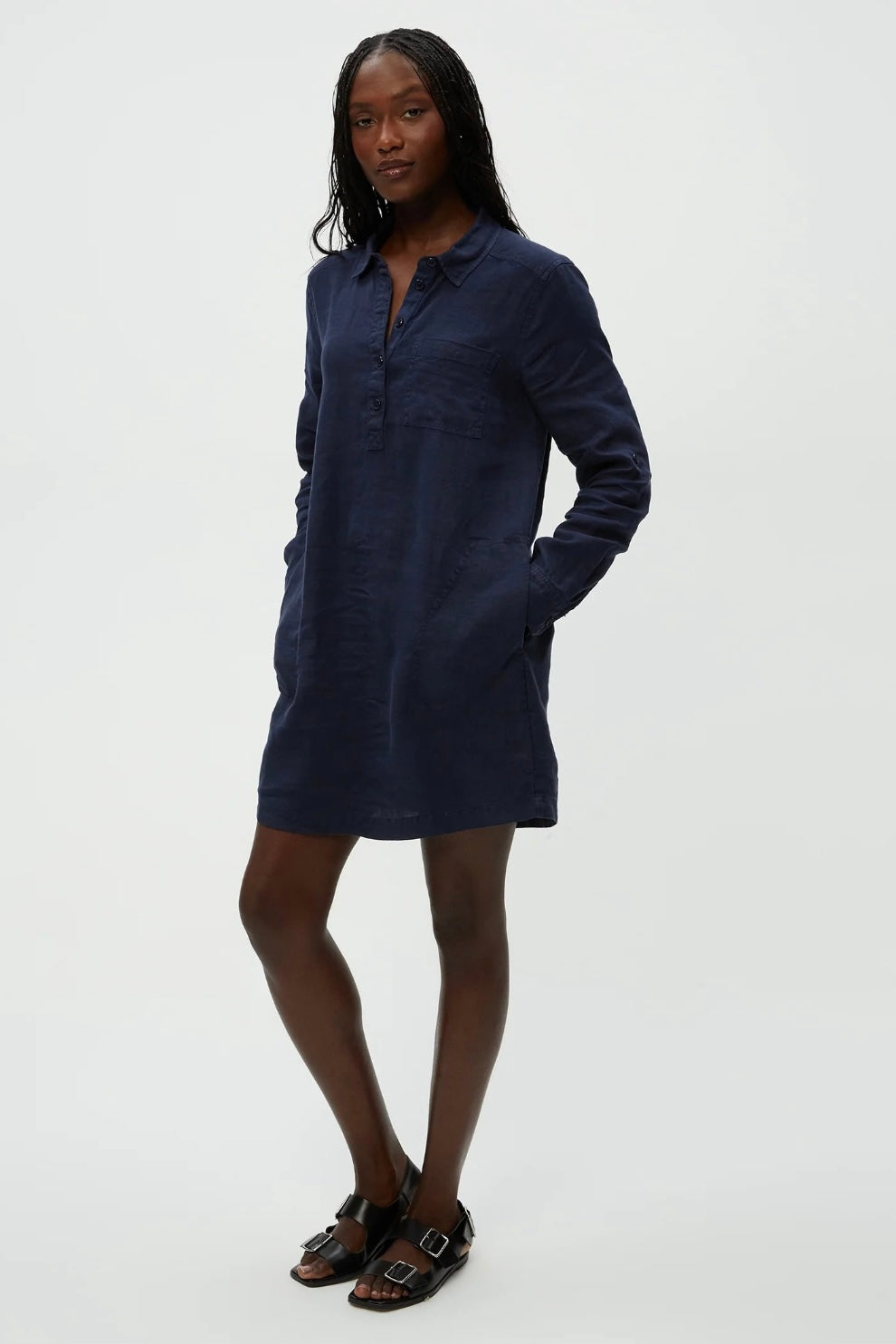 Michael Stars - Eleanor Utility Dress (Navy)