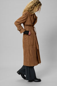 My Essential Wardrobe - TaraMW Suede Trenchcoat