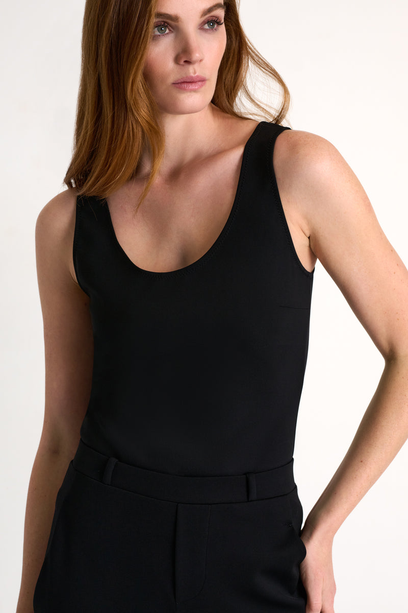 SHAN - Sofia Jersey Tank (Black 52527-95)