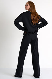 SHAN - Sofia Tailored Wide-Leg Pants (Black 52567-52)