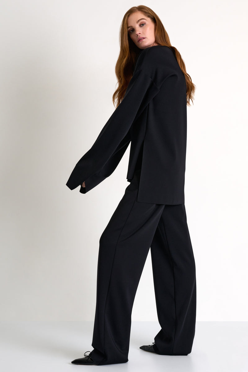 SHAN - Sofia Tailored Wide-Leg Pants (Black 52567-52)