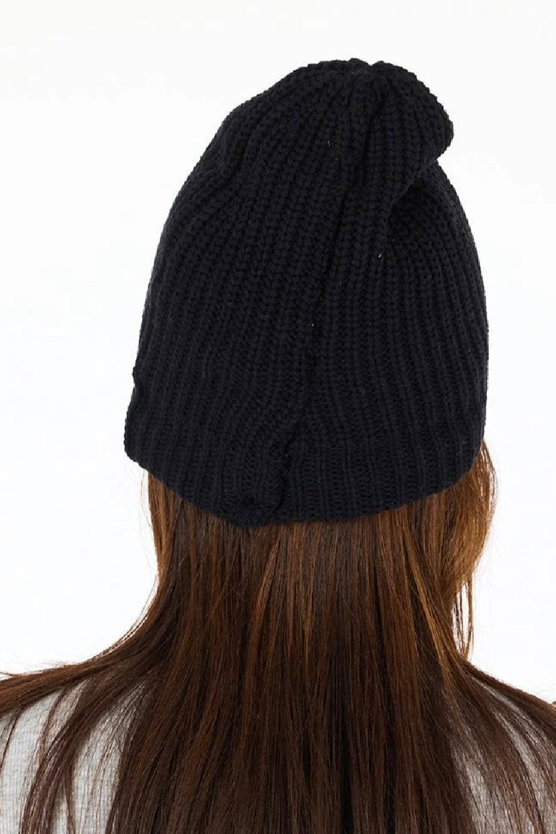 Kerri Rosenthal - Love Beanie (black)