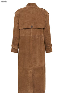 My Essential Wardrobe - TaraMW Suede Trenchcoat