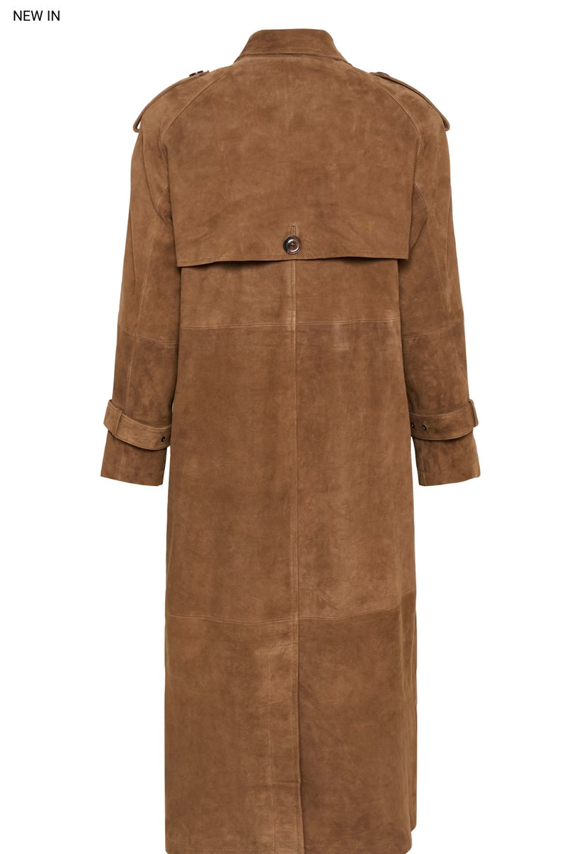 My Essential Wardrobe - TaraMW Suede Trenchcoat