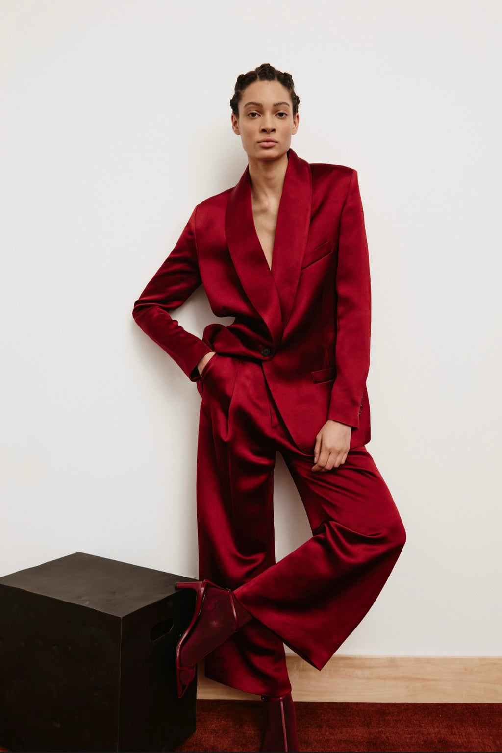 Smythe - Shawl Collar Oversized Blazer