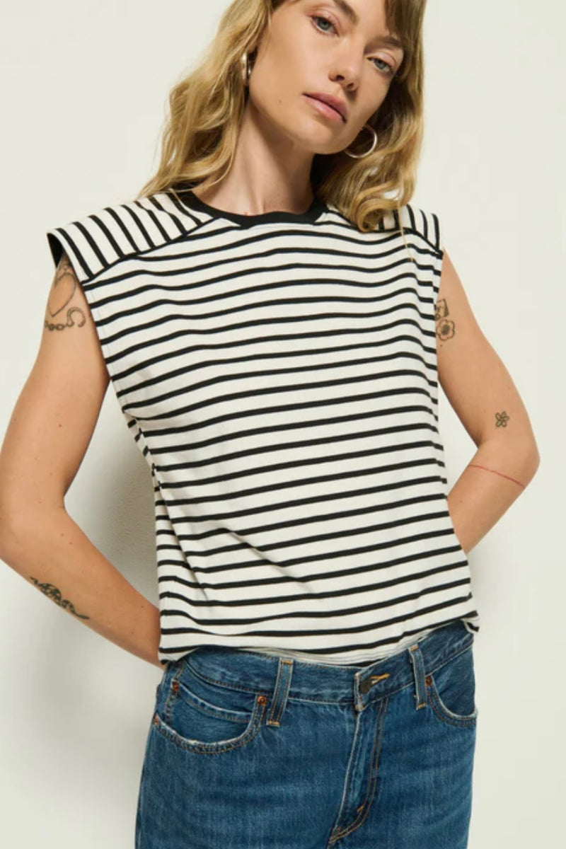 Nation Ltd. - Perry Muscle Tank (black + white)