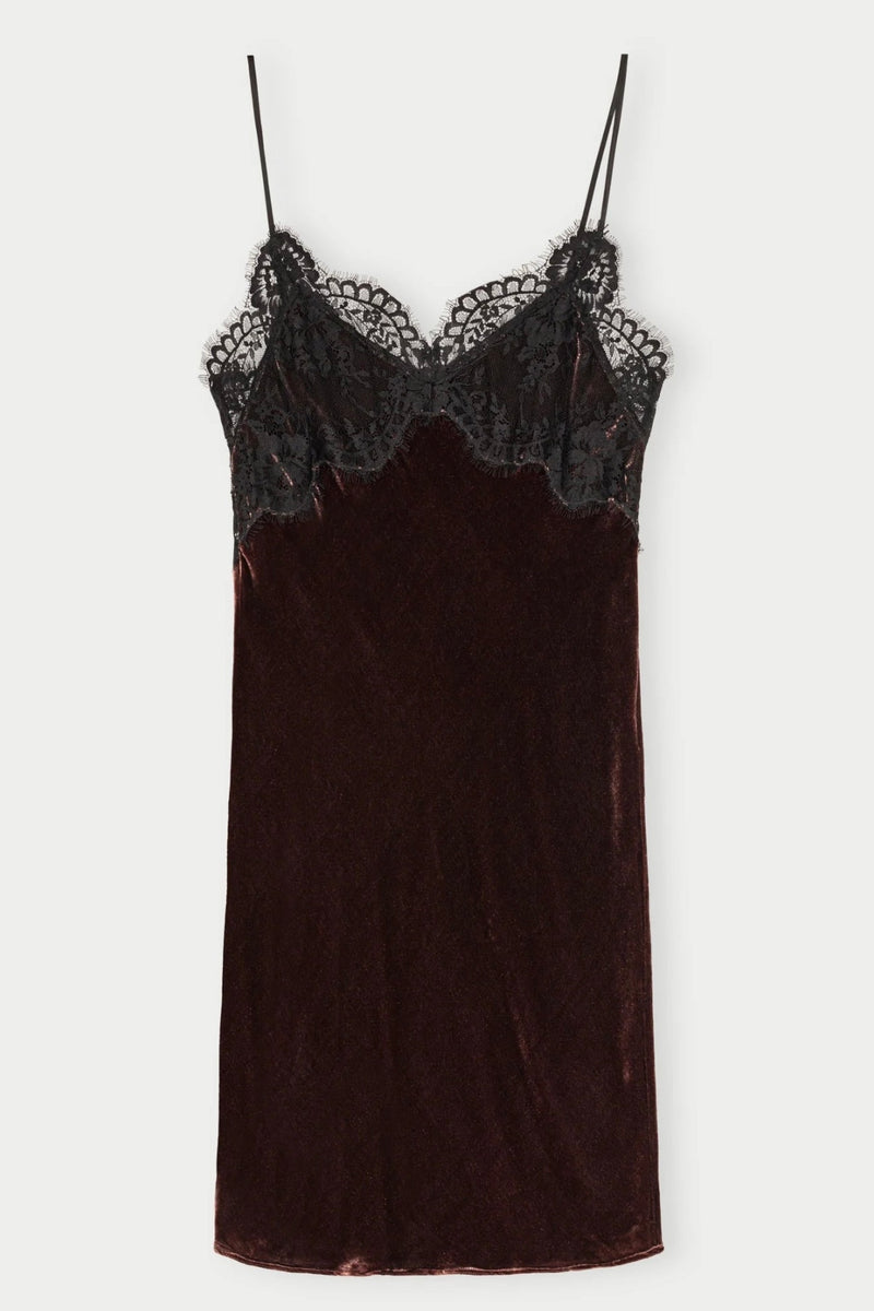 Herskind - Vivian Silk + Velvet Dress