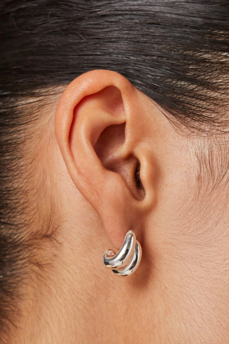 Jenny Bird - Mini Florence Earrings (silver)